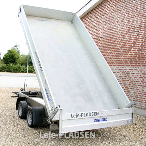 Lej en 3,5T tiptrailer